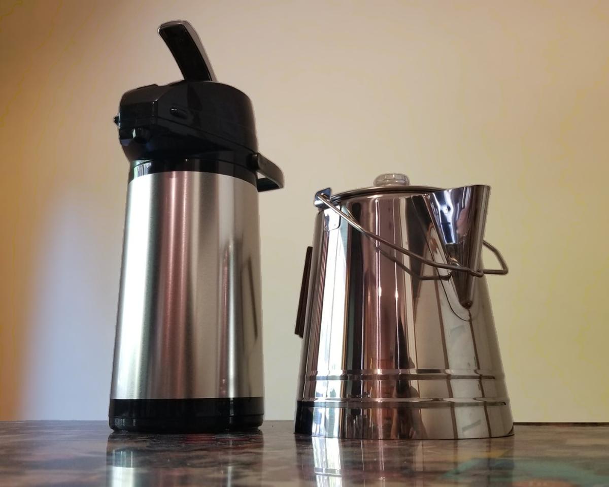 24 Cup coffee pot and Insulated Beverage Dispenser